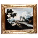 Maestro dei Paesaggi di Ca' Rezzonico, Paesaggio - olio su tela, cm 55x72, L'opera è [...]