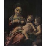 Antonio Allegri detto il Correggio (Correggio 1489-1534), copia da, Madonna del latte [...]