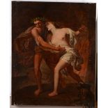 Scuola italiana del XIX secolo, Orfeo ed Euridice - olio su tela, cm 125x100 -