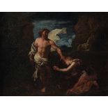 Scuola romana del XVIII secolo, Noli me tangere - olio su tela, cm 26x33 -