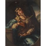 Scuola italiana del XVIII secolo, Madonna addolorata - olio su tela, cm 50x40 -