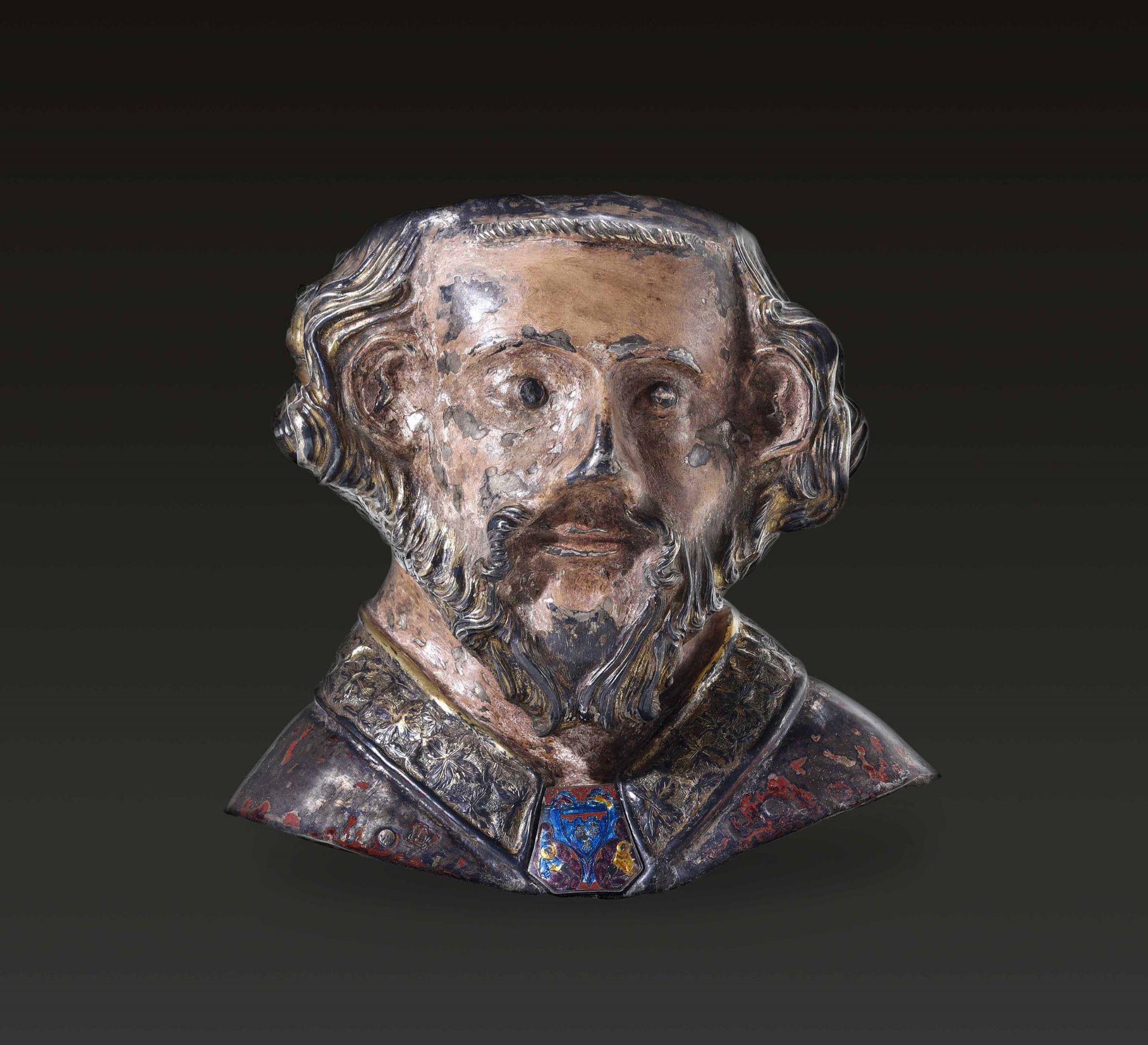 A silver Saint, Catalonia or France, 13-1400s - cm 23x14x24. La rara testimonianza di [...]