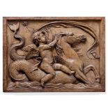 A terracotta relief, Italy, 1600s - cm 61x45x5 Il grande rilievo allegorico che trae [...]