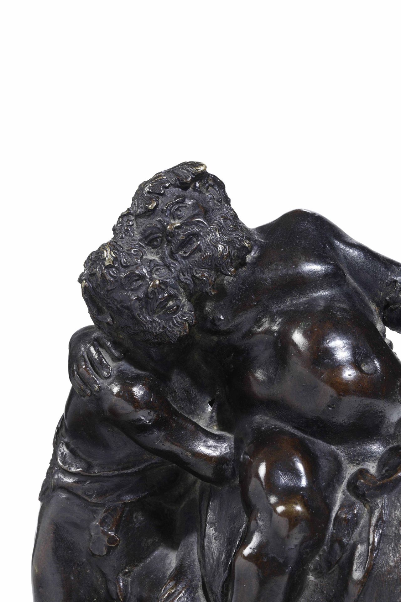 A bronze group, Italian-Flemish artist, 15-1600s - cm 26x20. L’insolita e buffa [...] - Image 2 of 2