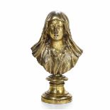 A bronze bust, Italy, 16-1700s - altezza cm 18 -