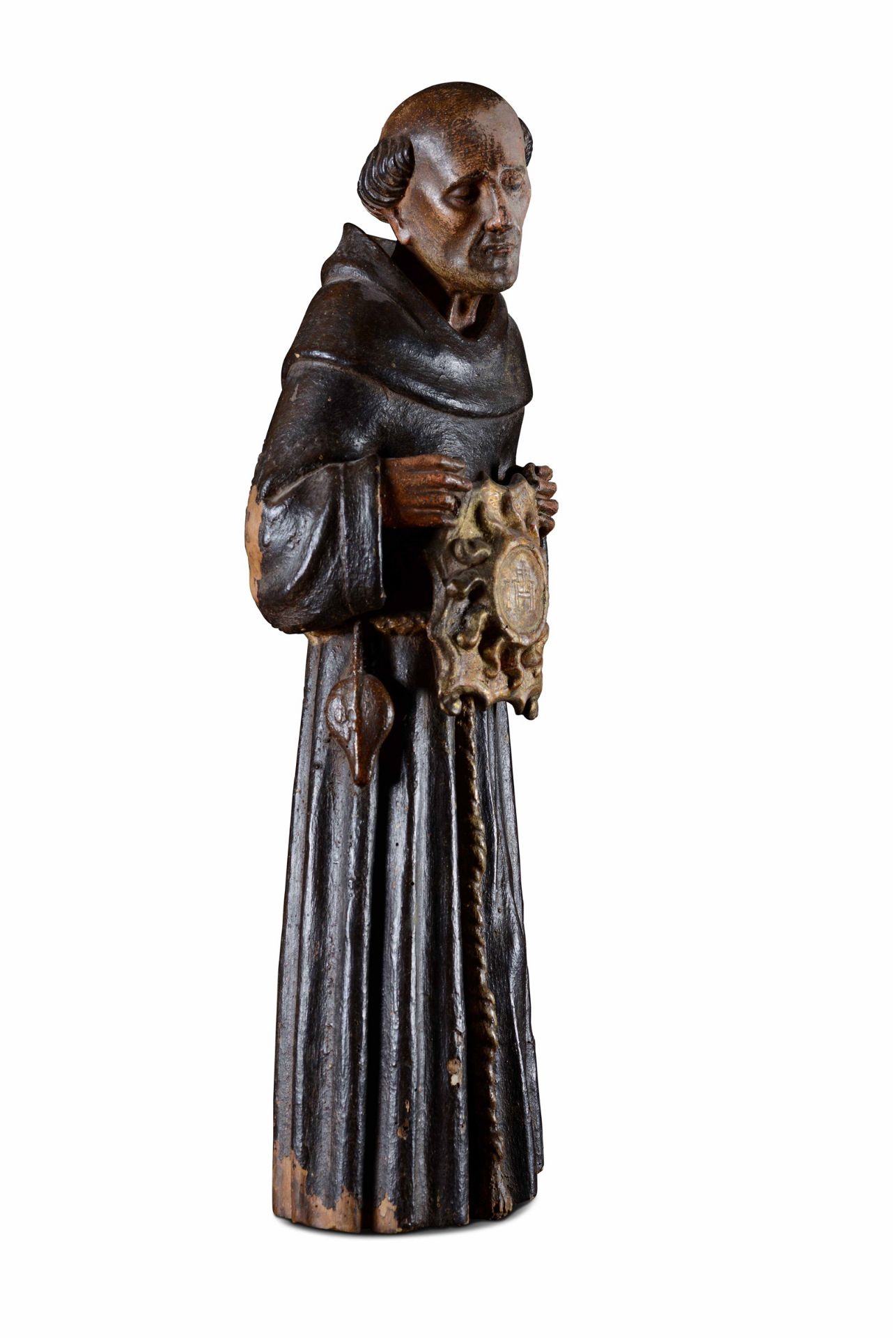 A wood St Bernardino, Siena, 1400s - altezza cm 61. La scultura riprende la classica [...] - Bild 2 aus 2