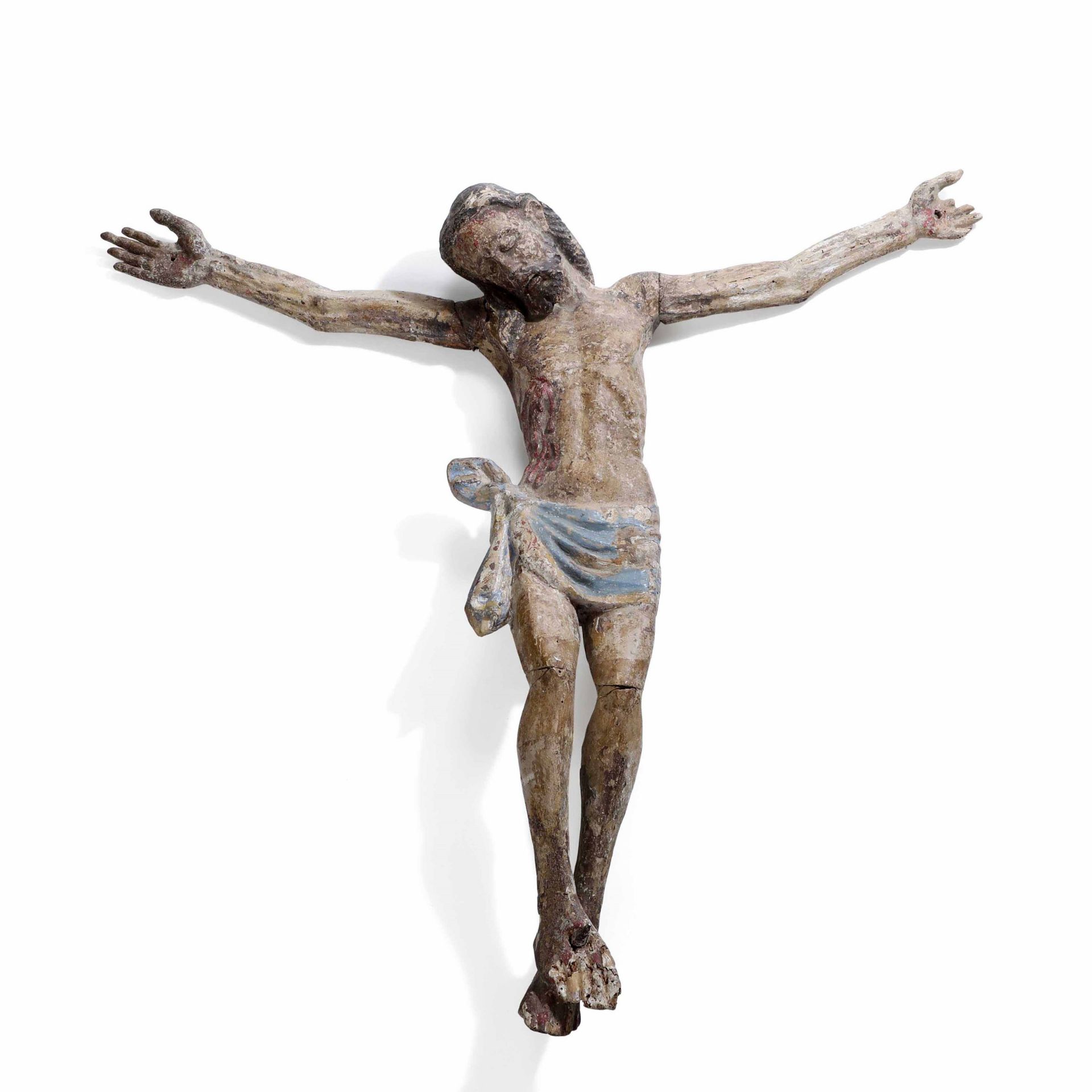A wooden Corpus Christi, Italy, 1400s - altezza cm 84 circa -