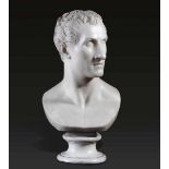 A marble bust of Canova, R. Trentanove, Rome, 1822 - altezza cm 59. Raimondo [...]