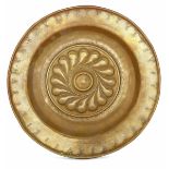 A brass plate, Germany, 1500s - diametro cm 34,5 -