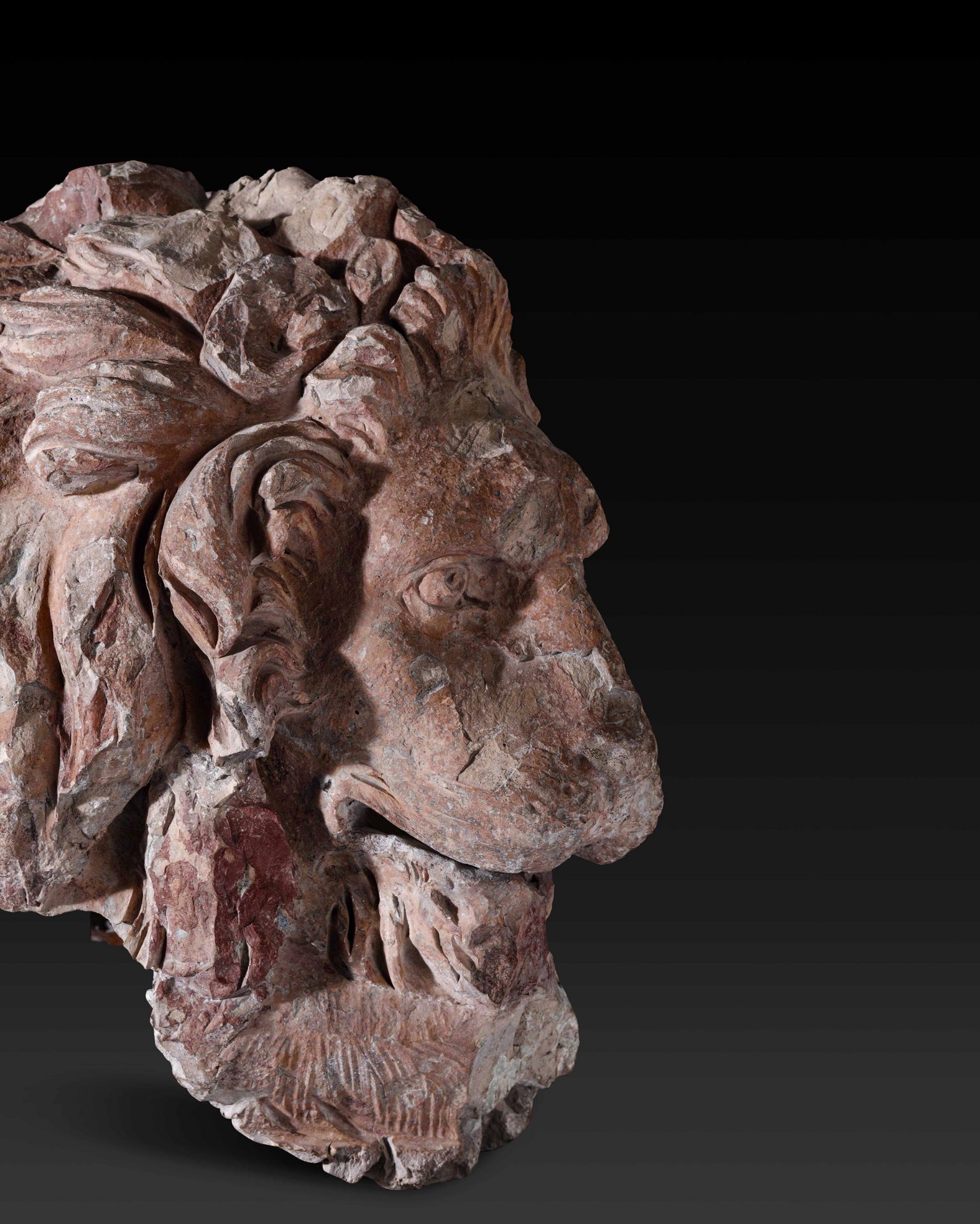 A terracotta lion head, GL Bernini's workshop, 1654-57 - cm 45x35x50. Opera esposta [...] - Image 7 of 9