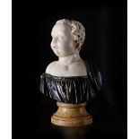 A marble bust, Italy, 1700s - altezza cm 42. Il puttino ha un'espressione [...]