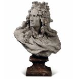 Busto di Von Corneille Van Cléve Terracotta Attribuito a Jean-Jacques Caffieri [...]