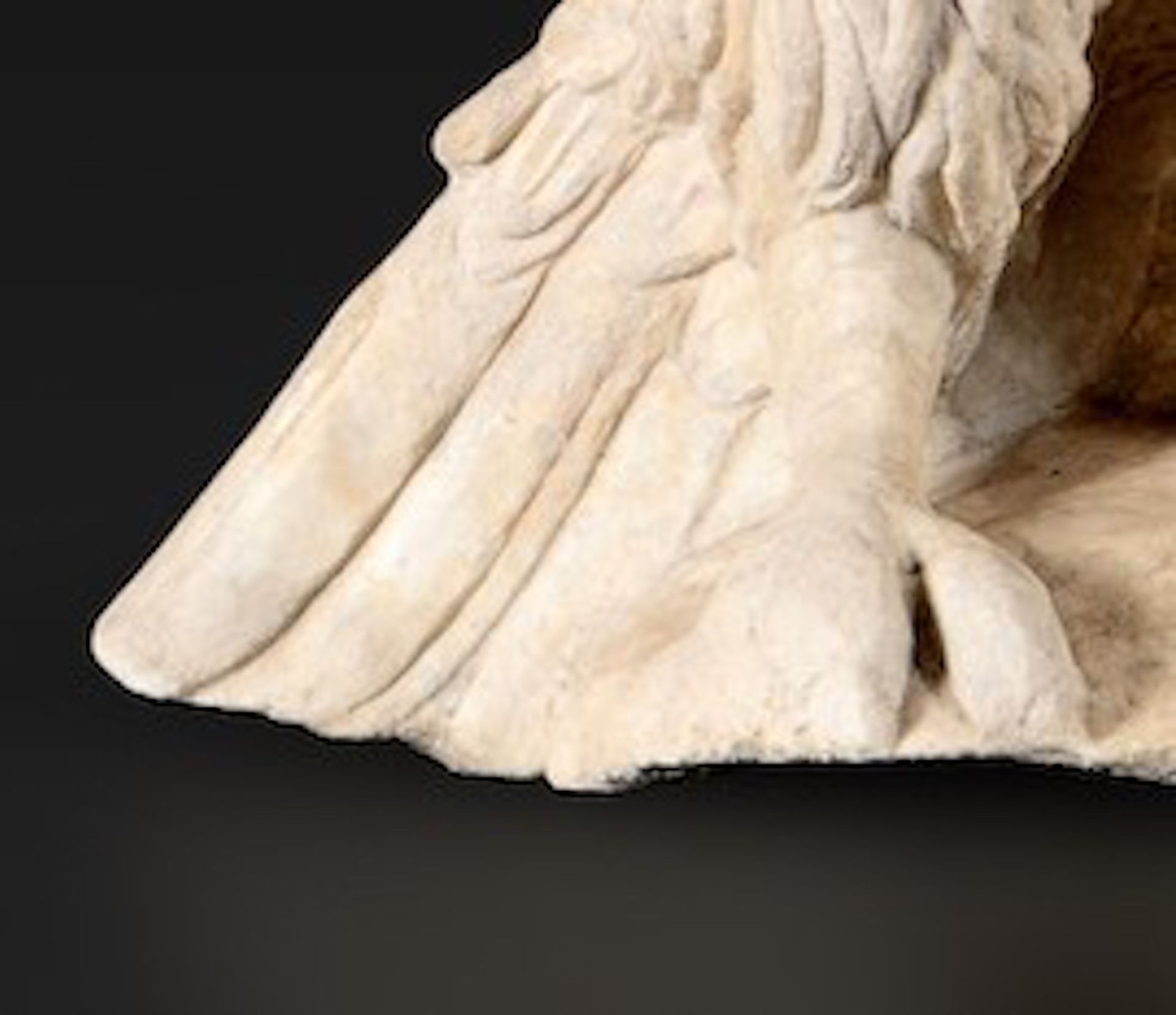 A marble Roman eagle, Italy, 1600s - 118x32x69cm - - Bild 2 aus 11