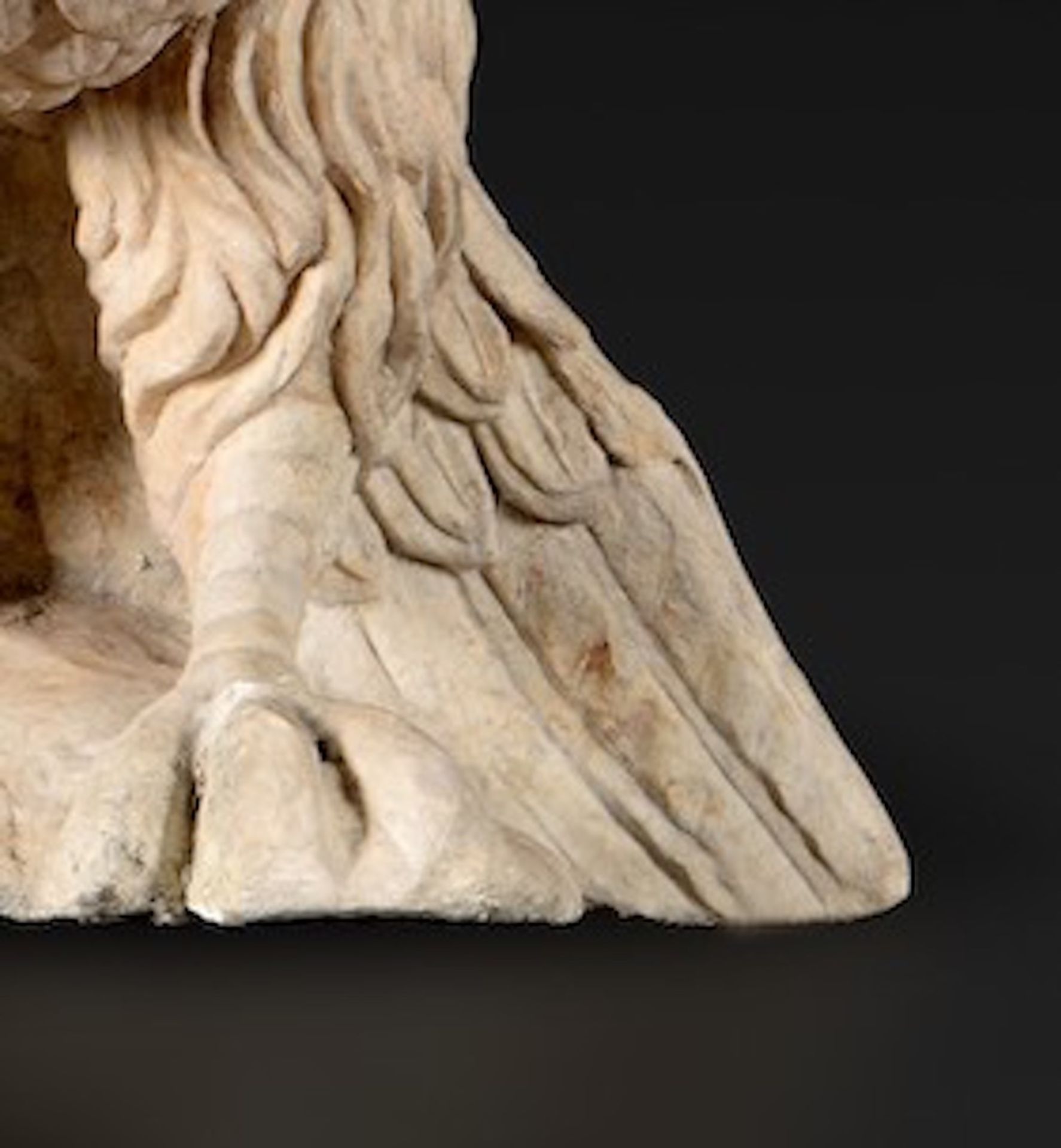 A marble Roman eagle, Italy, 1600s - 118x32x69cm - - Bild 3 aus 11