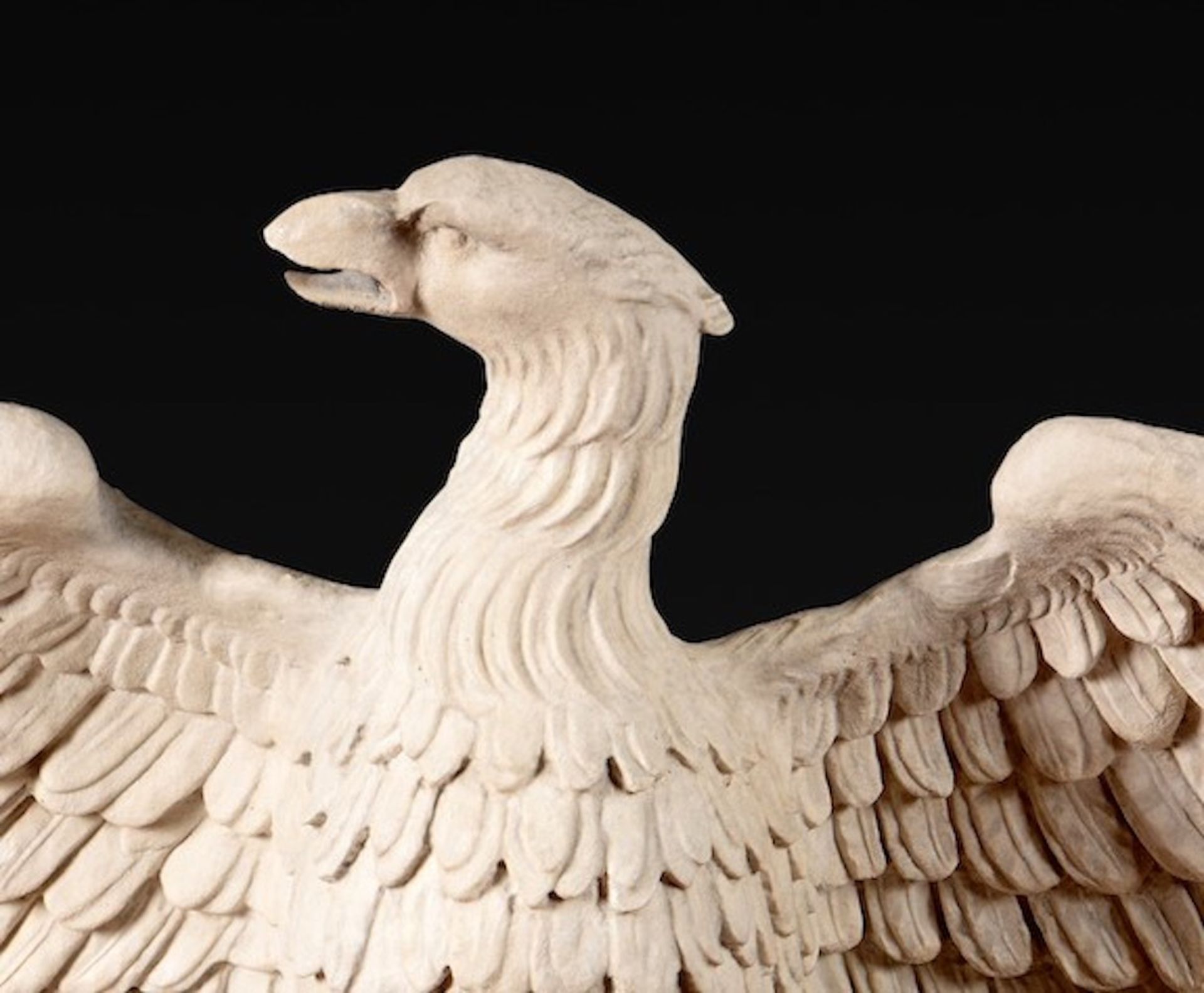 A marble Roman eagle, Italy, 1600s - 118x32x69cm - - Bild 4 aus 11