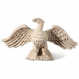 A marble Roman eagle, Italy, 1600s - 118x32x69cm -