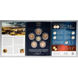 Waterloo 200 1815-2015 Medallion Set, issued by the Waterloo Mint, comprising - 14ct gold