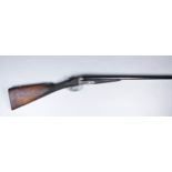 A 16 Bore Side by Side Shotgun by Bertta, Serial No. 55798, the 28.5ins blued steel barrels with