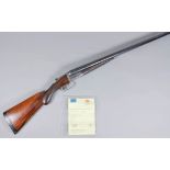 A Deactivated 12 Bore Shotgun by Needham, deactivation certificate No. 6827, the 30ins blued steel