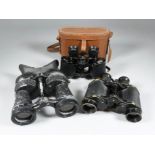 Three Pairs of Military Binoculars, the property of Captain B. A. Horsey, Glider Pilot Regiment,