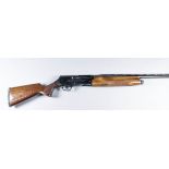 A 12 Bore Semi Automatic Shotgun by Browning, Serial No. 71PR01470, the 28ins blued steel barrel