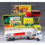 A Group of Four DinkyToys Diecast Model Vehicles, including - Bedford T.K. box van, No. 450, Bedford