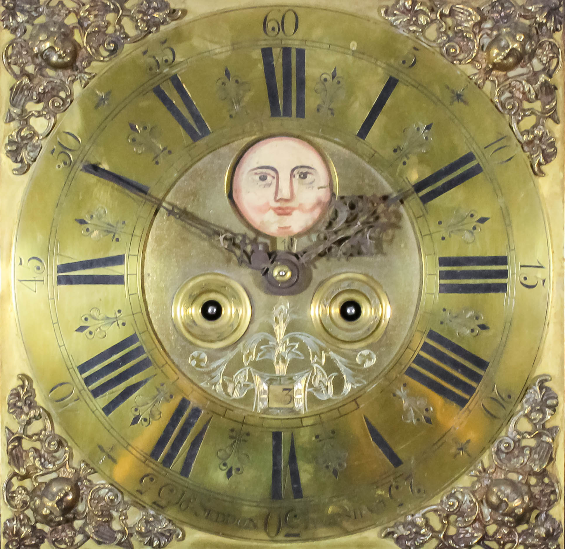 An Oak Longcase Clock, 18th Century, by John Seddon of Frodsham, the 12.5ins square brass dial - Image 2 of 2