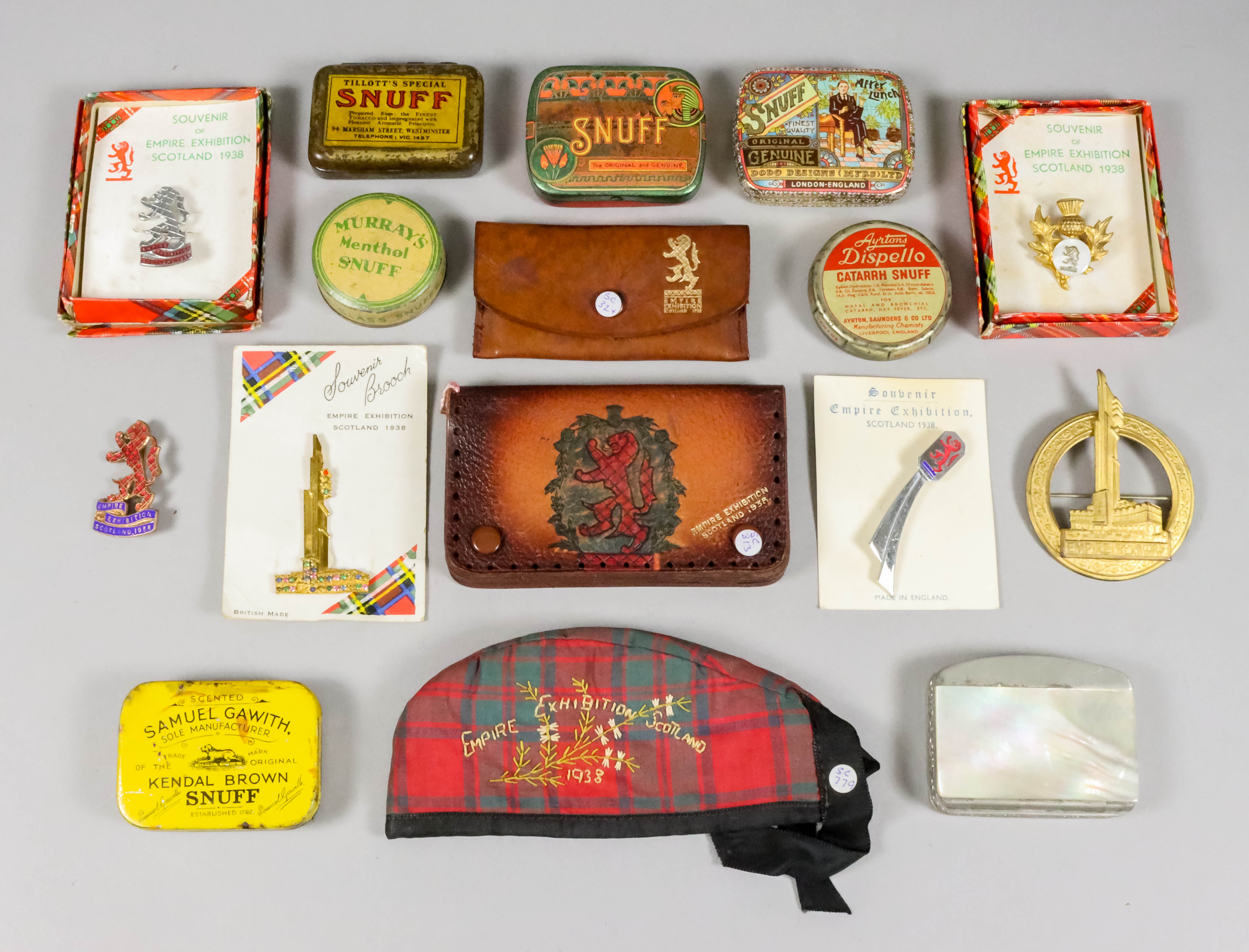 Boîte Métal Souvenir Vintage – Empire Exhibition Scotland 1938