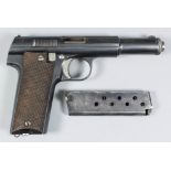 A Deactivated 9mm Automatic Pistol by Astra Spain, Deactivation Certificate No. 149934, the 3.5ins