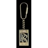 A 9ct Gold Rolls-Royce Key Ring, 19mm overall, weight 15.5g