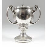 An Edward VII Irish Silver Three-Handled Cup, by the Goldsmiths & Silversmiths Company Ltd. Dublin