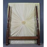 A Mahogany 5ft Four Poster Bedstead of Georgian Design, with moulded cornice and octagonal turned