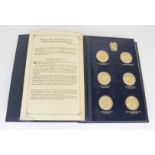The Churchill Centenary Medals - Twenty-Four Elizabeth II Silver Gilt Circular Proof Edition Medals,