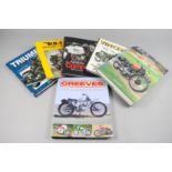 A Collection of Books of Motorcycle Interest, including - Colin Sparrow - "Greeves. The Complete