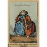 William Heath (1795-1840) - Coloured engraving - "The Guard Wot Looks Arter The Sovereign",