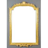Two Modern Gilt Framed Mirrors of "19th Century French" Design, one with slightly arched top with