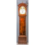 A Late 18th/Early 19th Century Mahogany Longcase Clock, by Richard Comber of Lewes, the 12ins arched