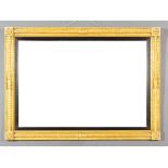 Two Modern Gilt Framed Rectangular Wall Mirrors of "19th Century" Design, one with split leaf