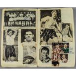 A Collection of Eight Ruled Albums Containing Magazine and Newspaper Images of Primarily Football