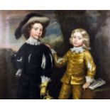 Studio of Philip Mercier (1689-1760) - Oil painting - Portrait of Gregory and Heneage Elsley (sons