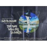 Film Poster - David Bowie in "The Man Who Fell to Earth", 1976, printed in colours with an image