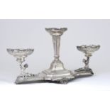 An Edward VII Silver Table Centre Piece, by Horace Woodward & Co. Ltd, London 1910, with central