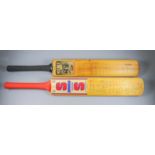 A Stuart Surridge "Jumbo" Cricket Bat, 1998 - the "Jumbo" bat autographed by the 1998 England and