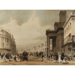 After Thomas Shotter Boys (1803-1874) - Two coloured lithographs - "Hyde Park Corner" and "Regent