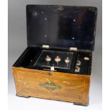 An Eight Air Musical Box, Late 19th Century, No. 30445, with 6ins single piece steel comb and