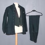 A Rifle Brigade No. 1 Dress and Mess Jacket, Waistcoat and Trousers with Tailor's Label for Major