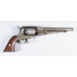 A Good 19th Century .36 Calibre 6 Shot Percussion Revolver by Remington, Patent December 17, 1861/