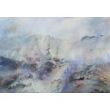 ***J. Richard Plincke (1928-2018) - Watercolour - "Shipwreck (II)" - Three masted sailing vessel