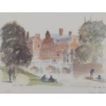 ***Hugh Casson (1910-1999) - Limited edition colour lithograph - "St. Johns College Cambridge", 11.