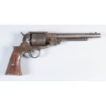 A 19th Century .46 Calibre Freemans Patent 6 Shot Percussion Revolver Patent Date December 9th 1862,